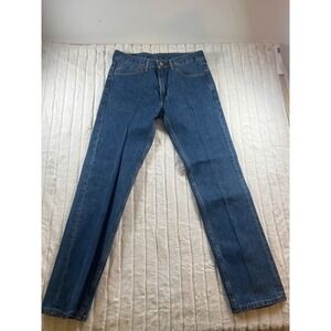 Levi's 505 Regular Fit Jeans Mens W32‎ L32 Medium Wash Denim Classic Style
